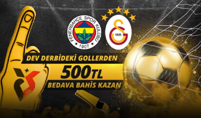 DERBİDE GOL BAŞINA ÖDÜL KAZAN